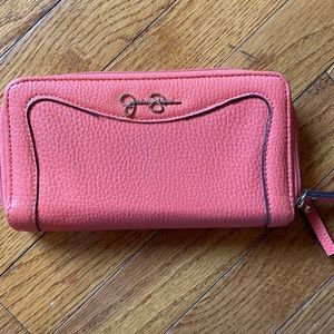 Jessica Simpson pink/ coral wallet